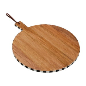 ROUND BISTRO CHECKED BOARD